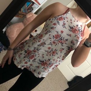 floral tank top